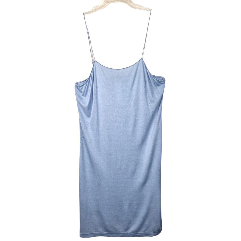 Akris Baby Pastel Powder Blue Slip Dress